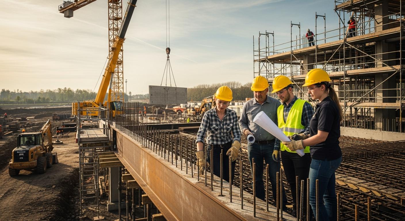 Comment se déroule le pilotage d'un chantier de construction et quel est le rôle de chaque intervenant ?