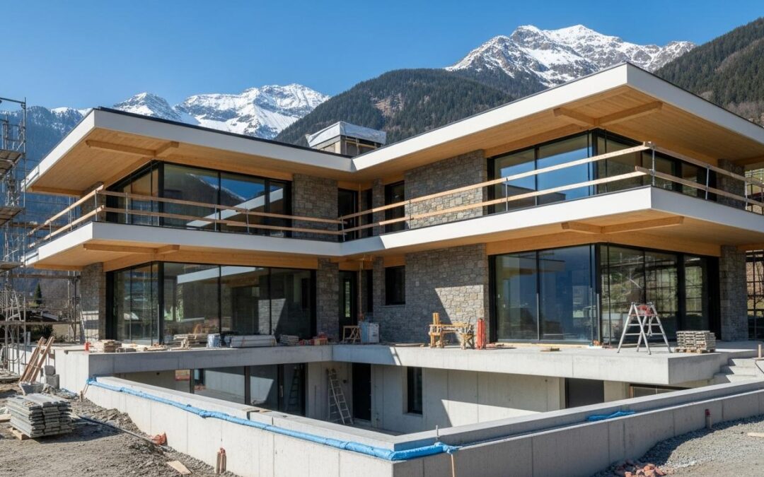 Quel est le prix au m² pour construire une villa en Suisse selon les régions et le niveau de finition ?