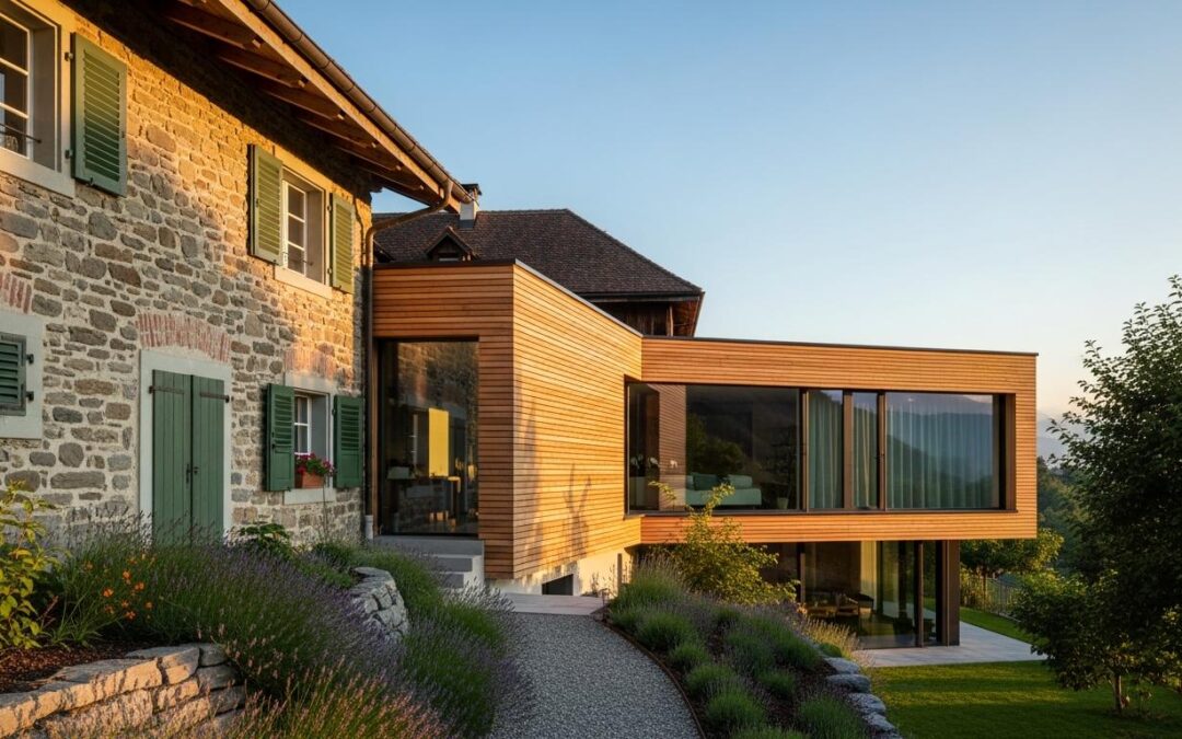 Pourquoi l’extension en bois séduit de plus en plus de propriétaires suisses et quels sont ses atouts ?