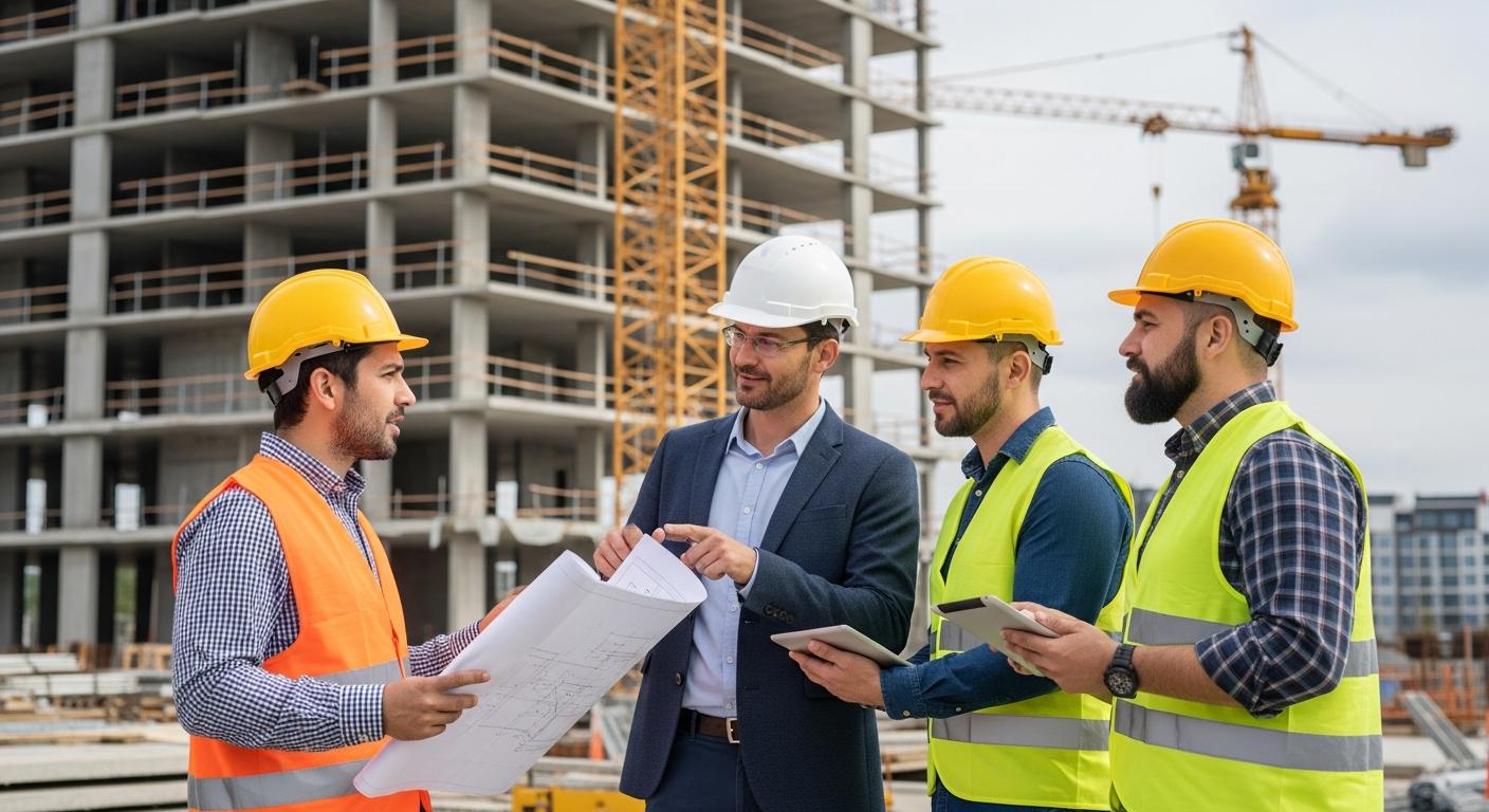 Qui fait quoi sur un chantier en entreprise totale et comment sont coordonnés les différents corps de métier ?