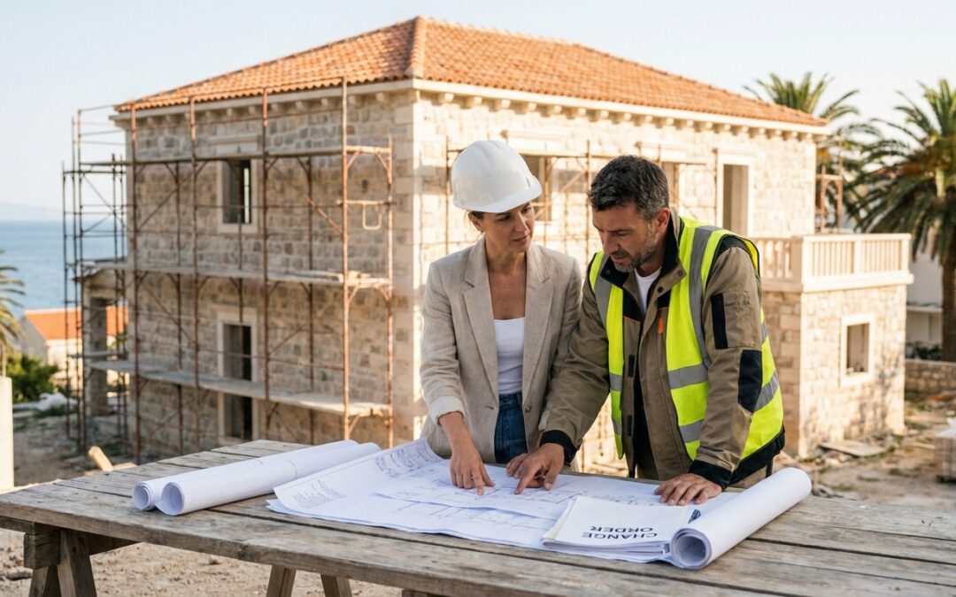 Comment sont gérées les modifications en cours de chantier et quel impact sur le budget et les délais ?